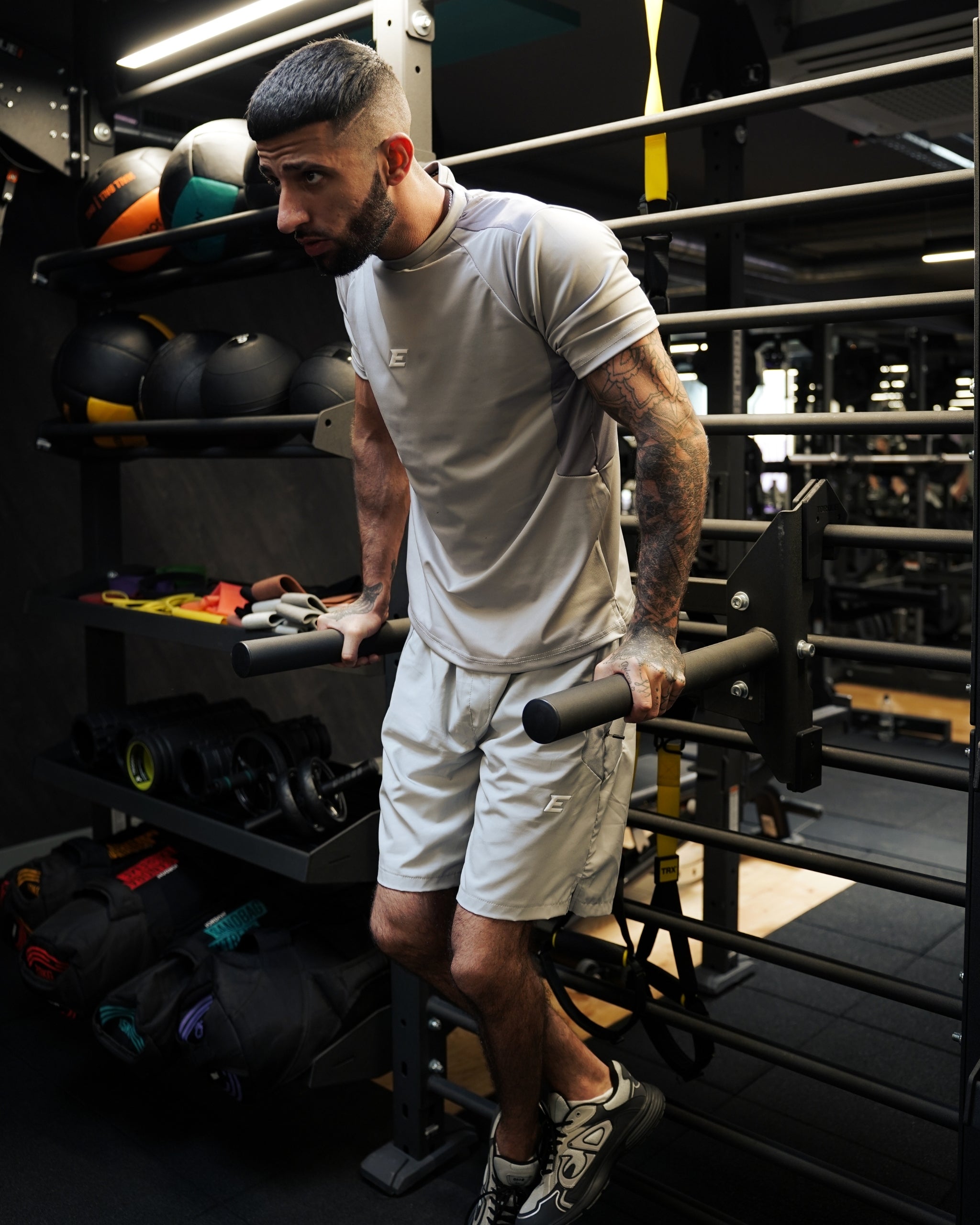 Vertex Mist Light Grey Shorts-thumbmail-5
