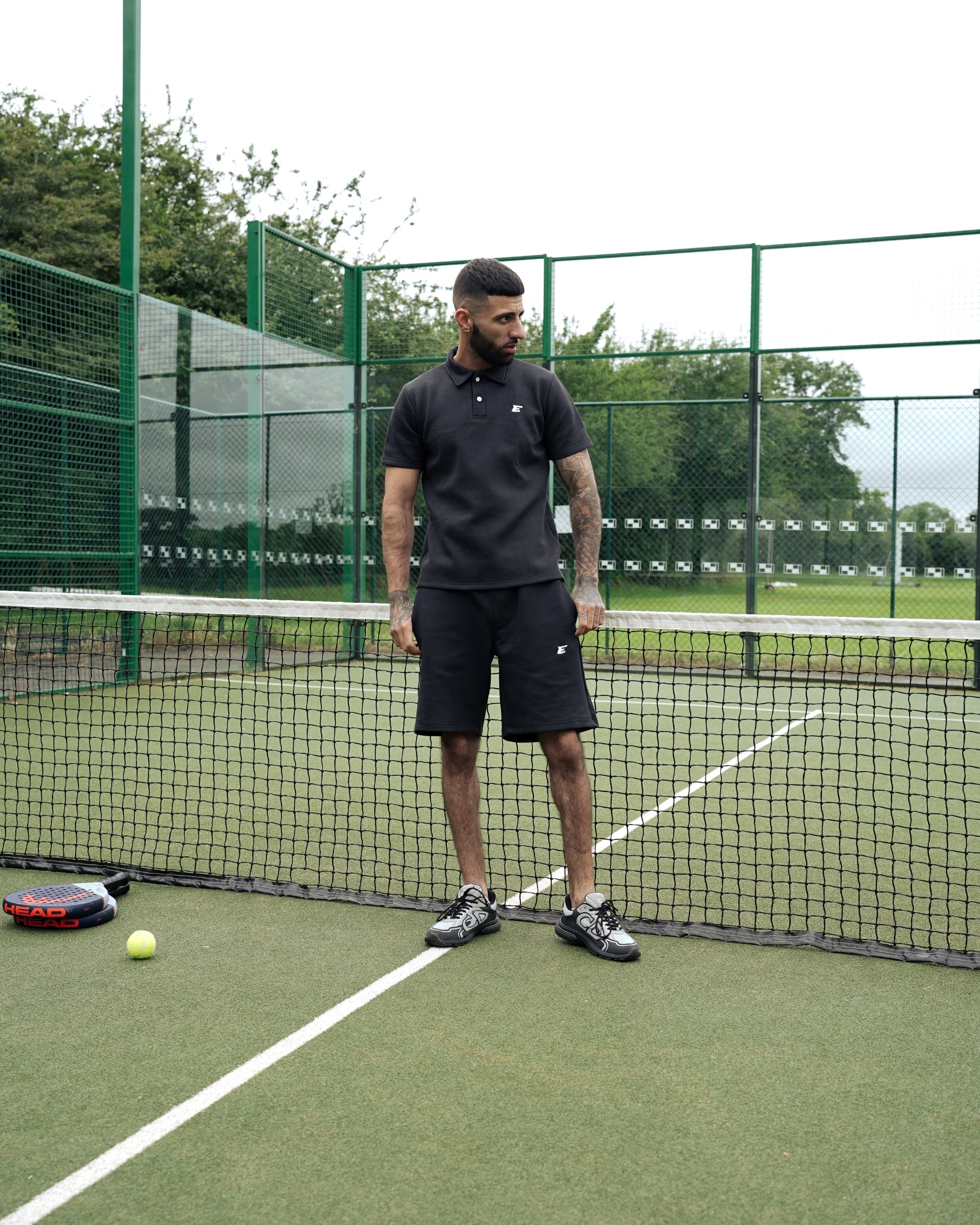 Riviera Black Polo T-shirt-thumbmail-3