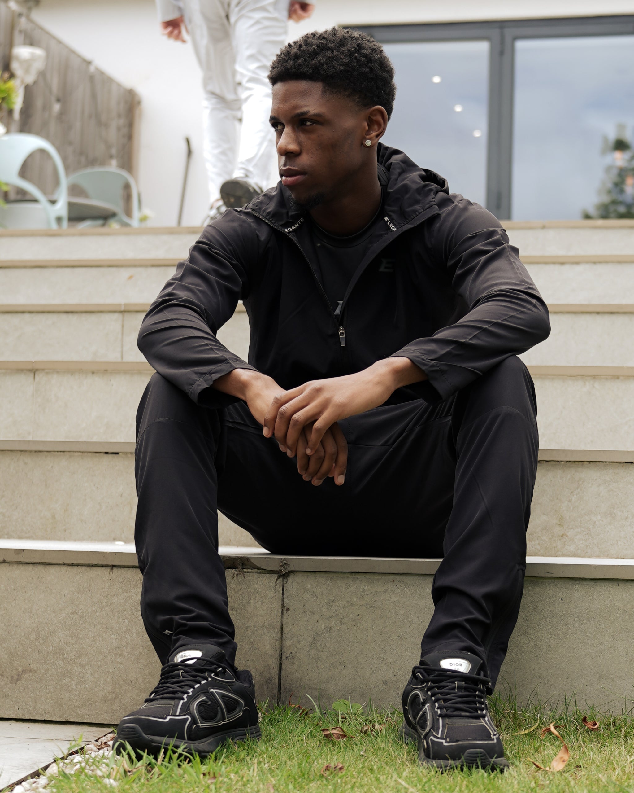 Vertex Black Tracksuit Joggers-thumbmail-2