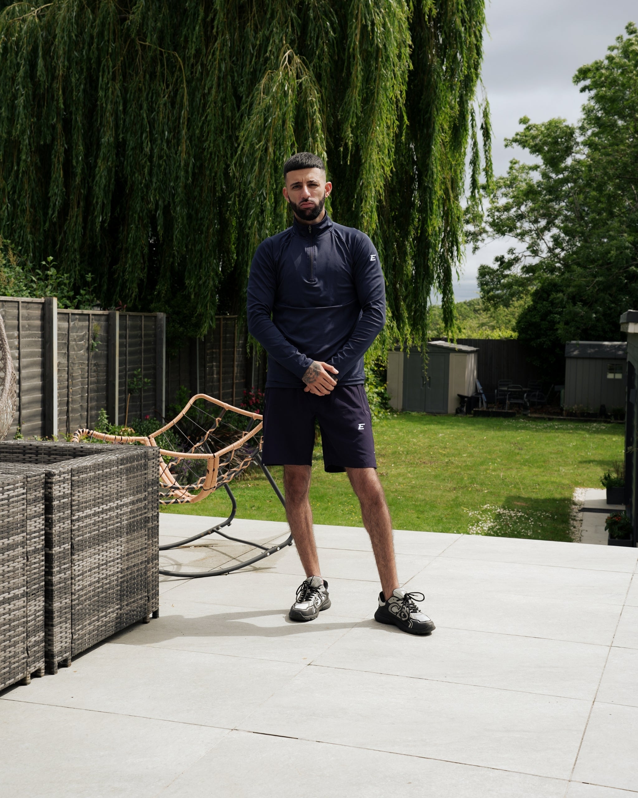 Vertex Navy Shorts-thumbmail-3