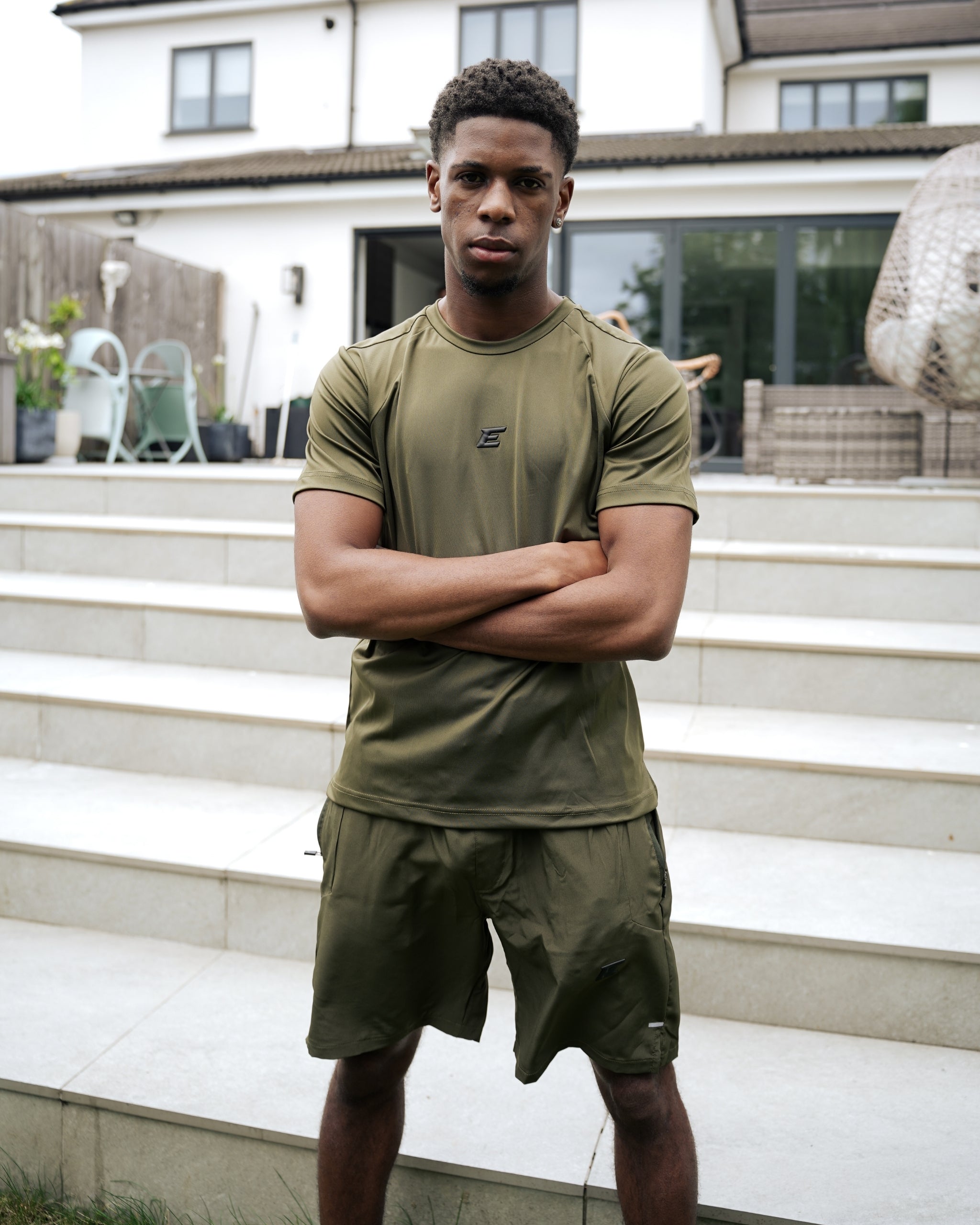 Vertex Khaki T-Shirt