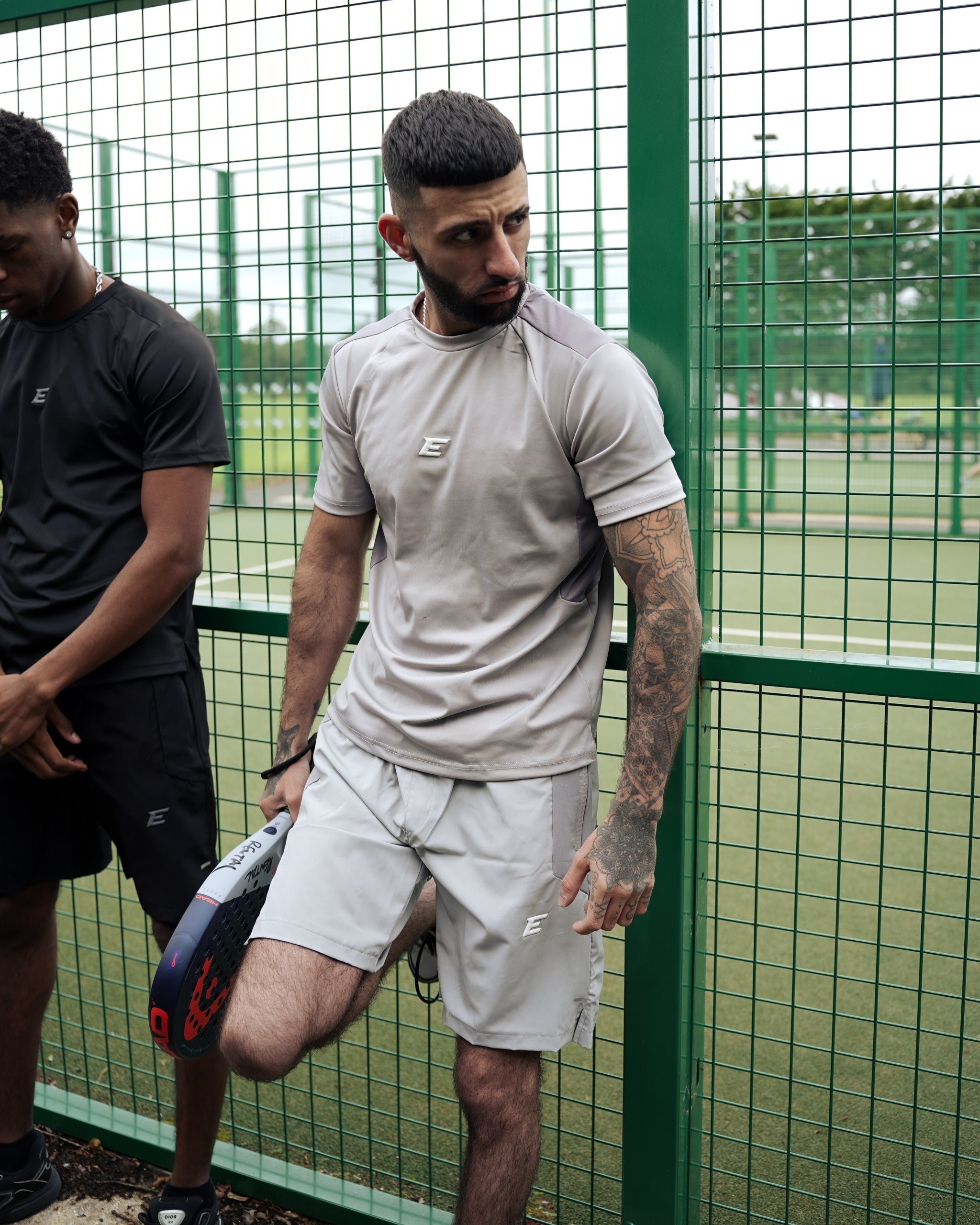 Vertex Mist Light Grey Shorts-thumbmail-1