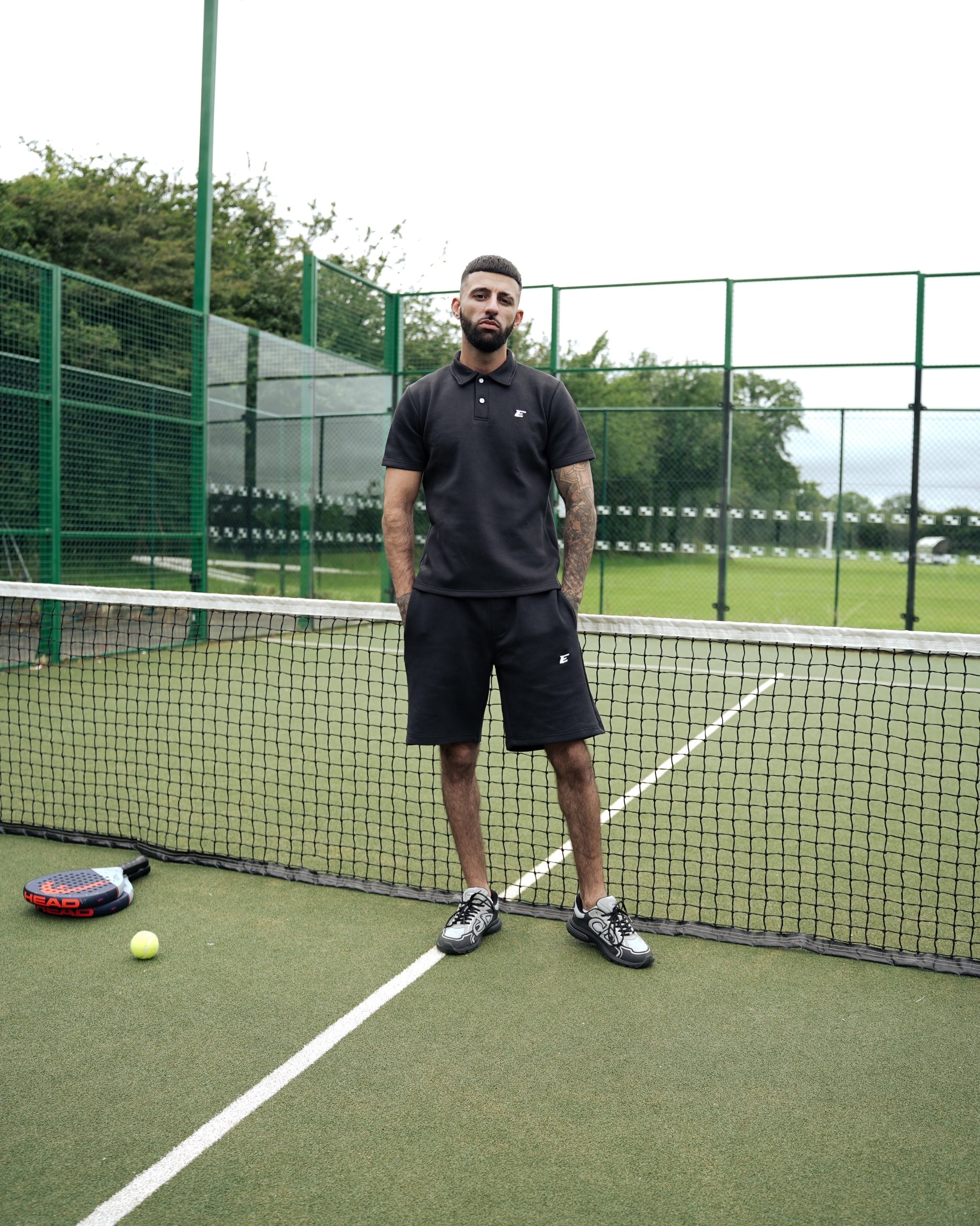 Riviera Black Shorts