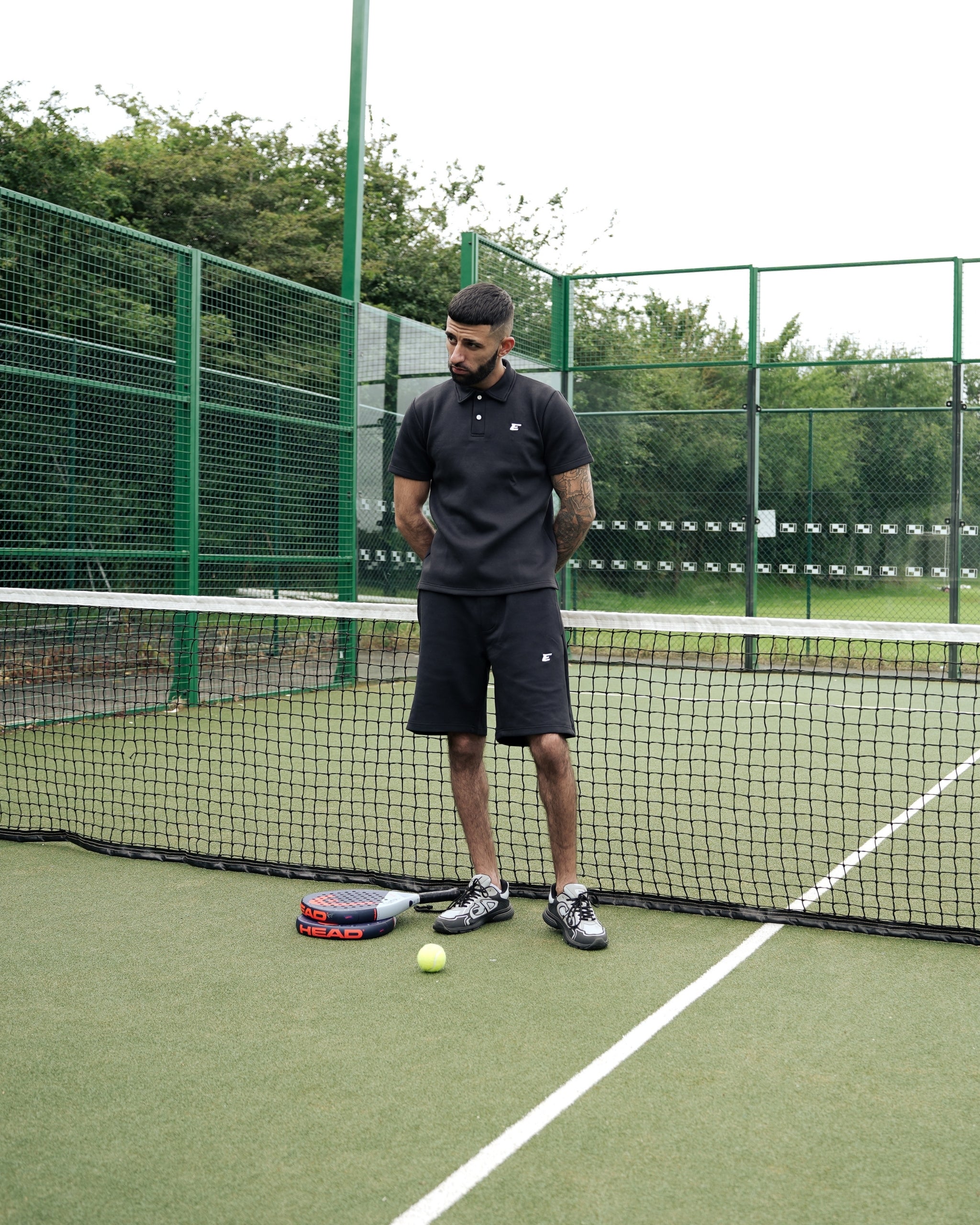 Riviera Black Polo T-shirt-thumbmail-4