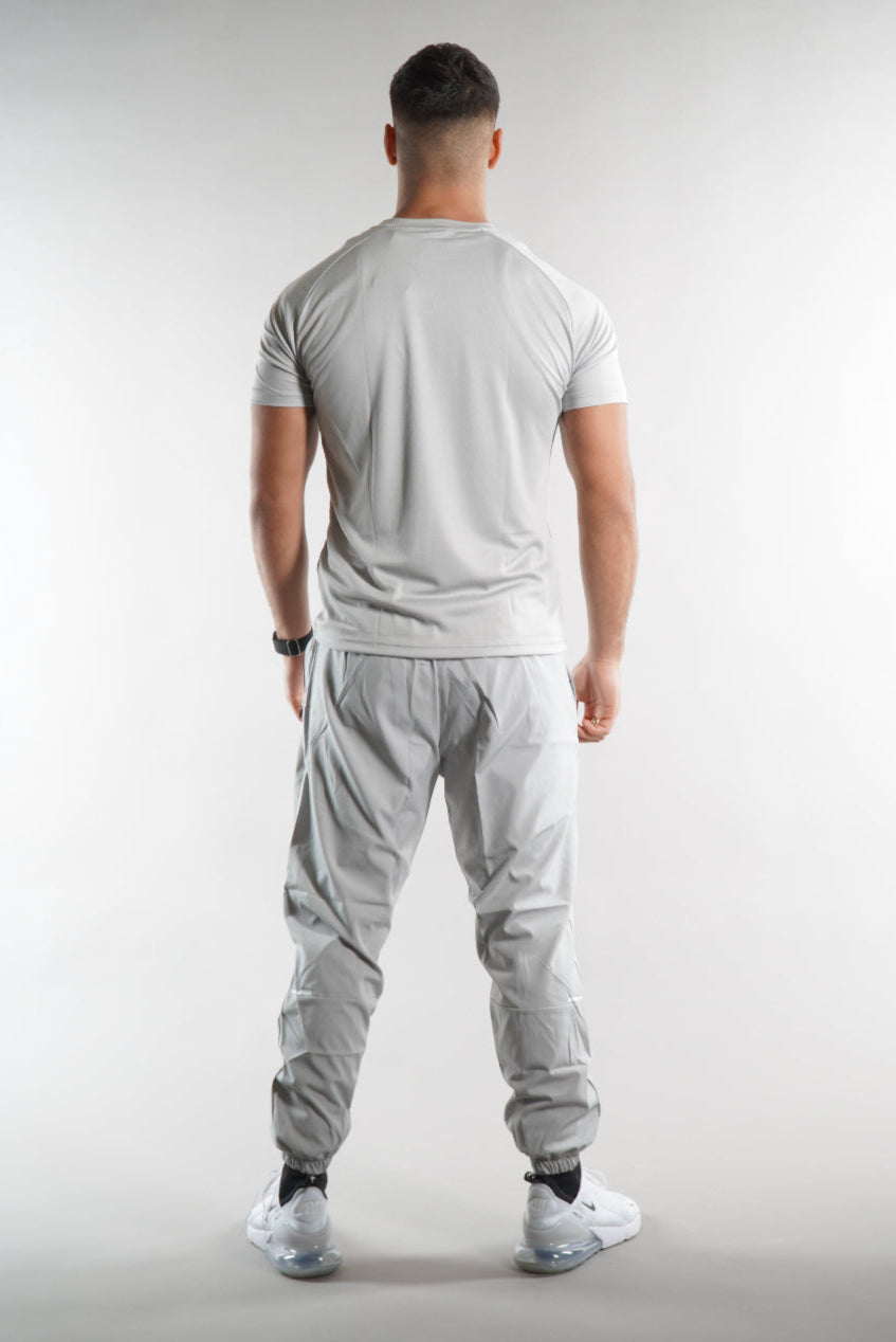 Men's Elegante gym T-Shirt in grey, activewear, mens gym clothing