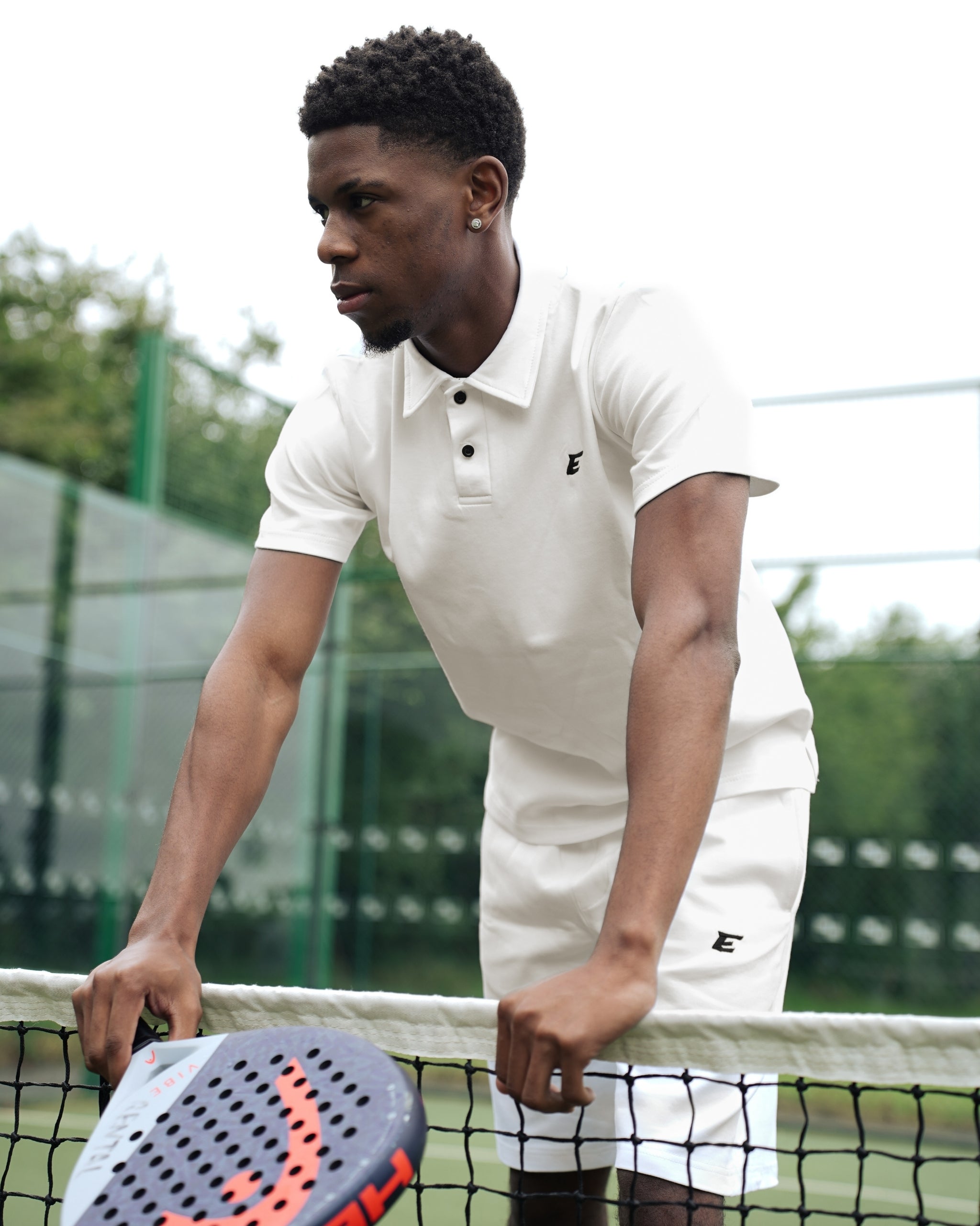 Riviera White Polo T-shirt