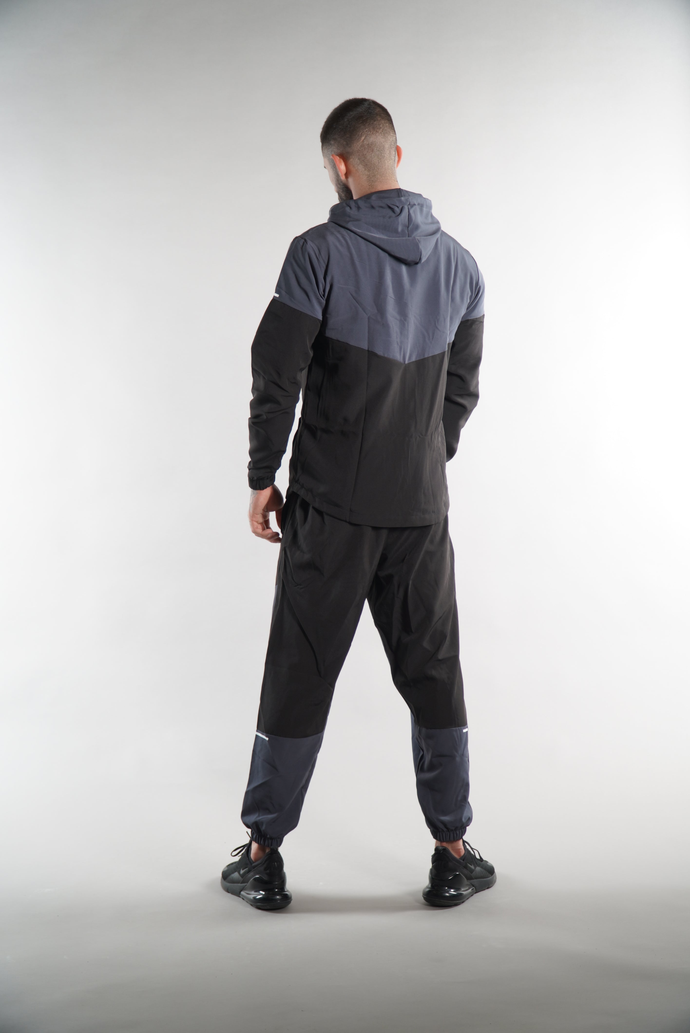 Men's Black Grey Joggers, Men's Elegante Clothing, Sportswear Joggers Tracaksuit, JD Sports mens streetwear urbanwear, tracksuit bottoms, tracksuit set