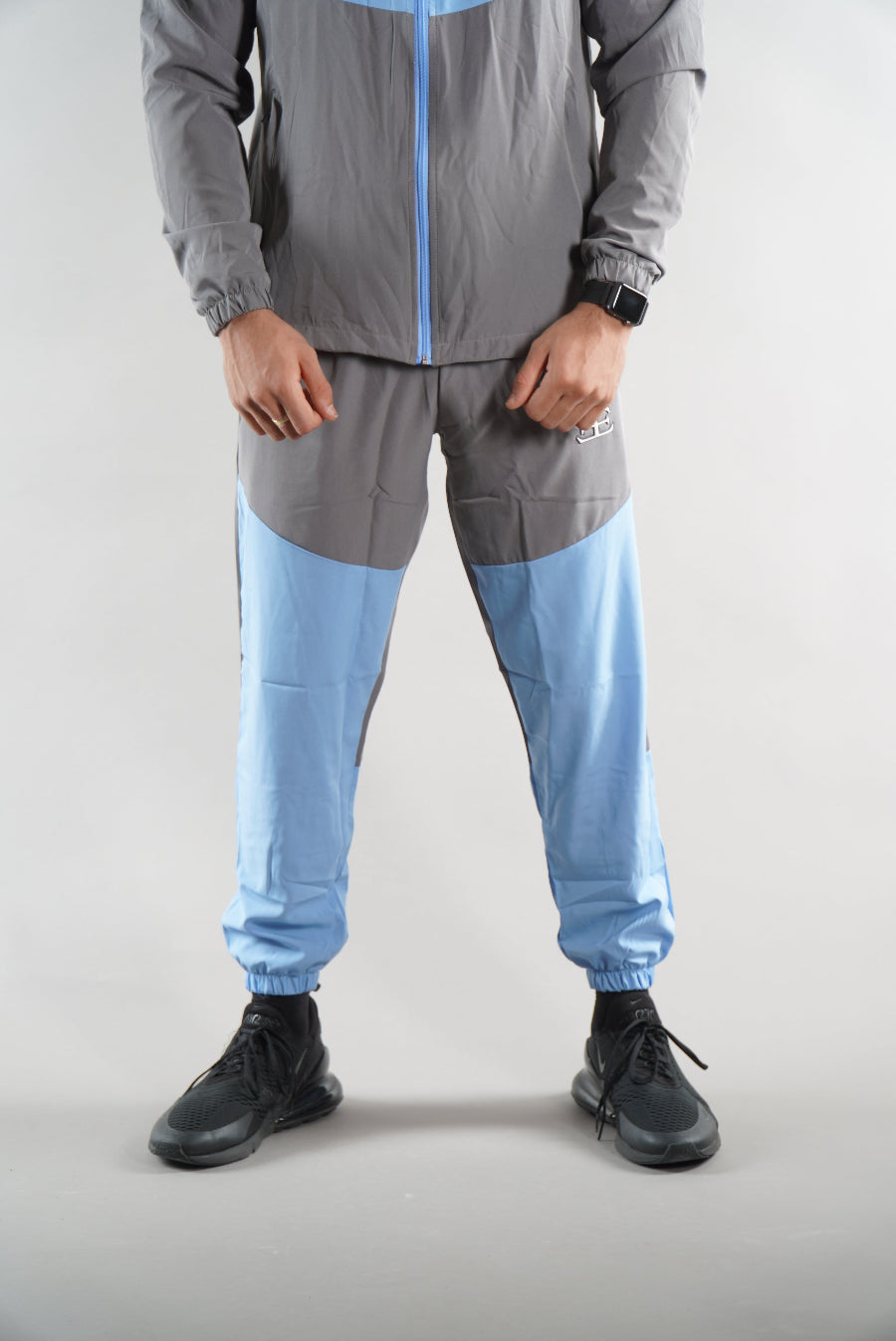Men's Elegante Sky Blue Tracksuit joggers, mens sports tracksuit sets, activewear, gym wear, sportswear clothing, joggers