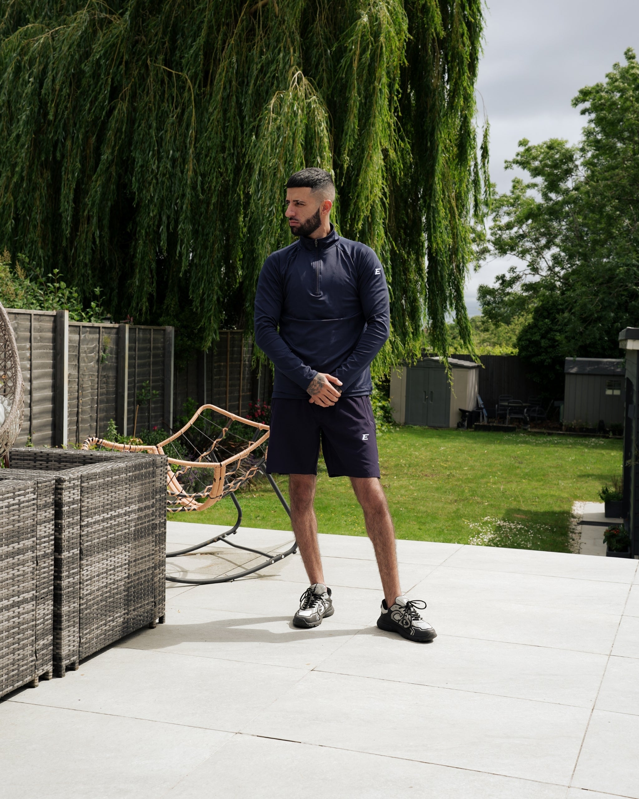 Vertex Navy Shorts-thumbmail-4