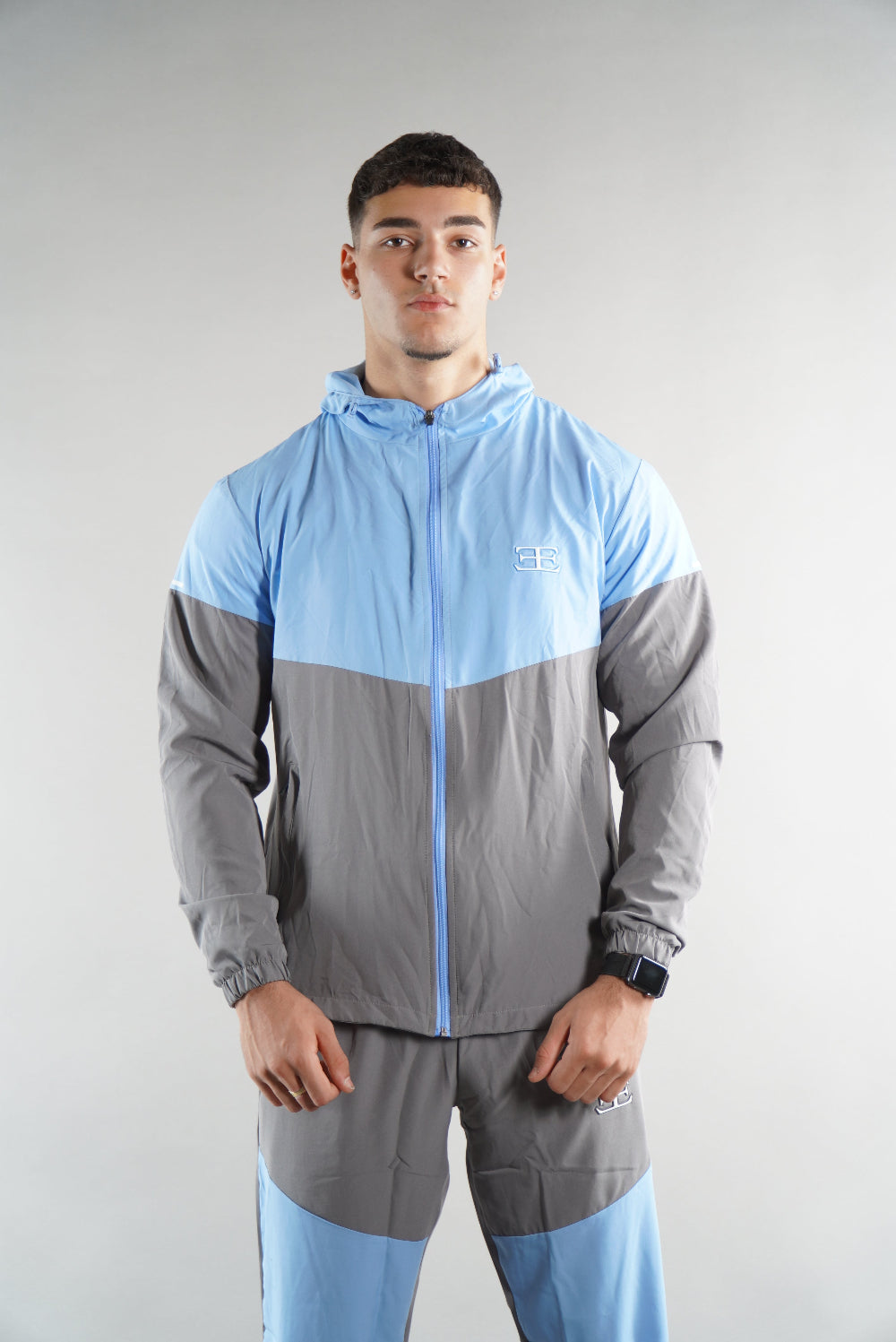 Men's sky blue Joggers, Men's Elegante Clothing, Sportswear Joggers Tracaksuit, JD Sports mens streetwear urbanwear, tracksuit bottoms, tracksuit set