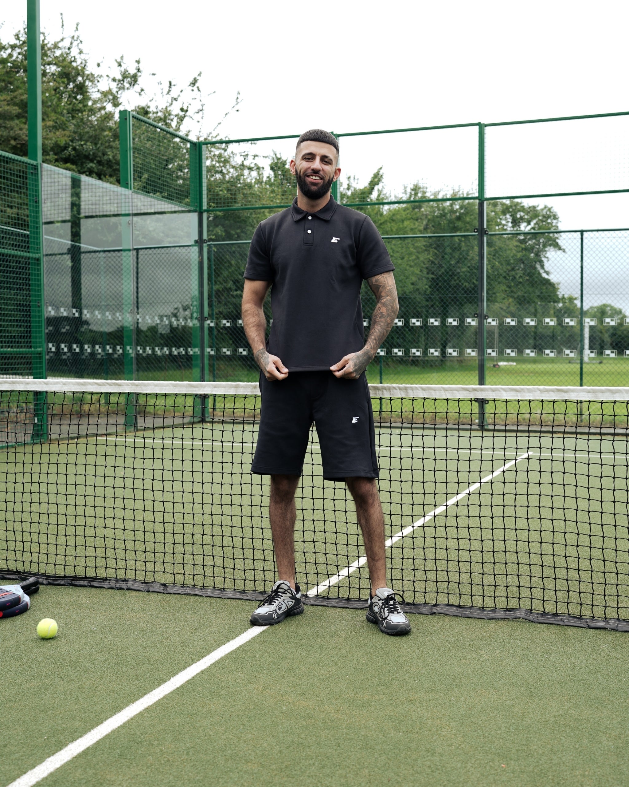 Riviera Black Polo T-shirt-thumbmail-2