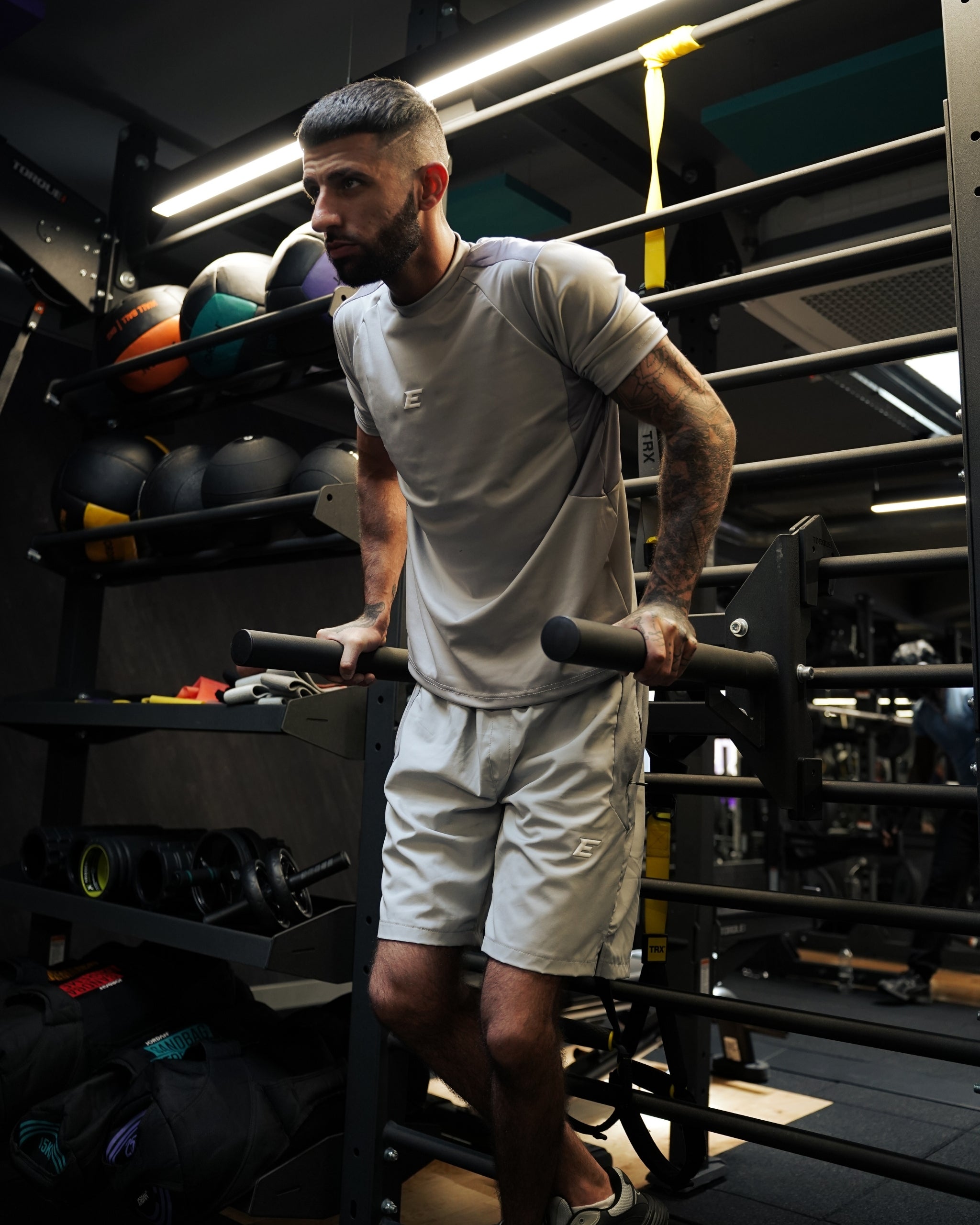 Vertex Mist Light Grey T-Shirt-thumbmail-1