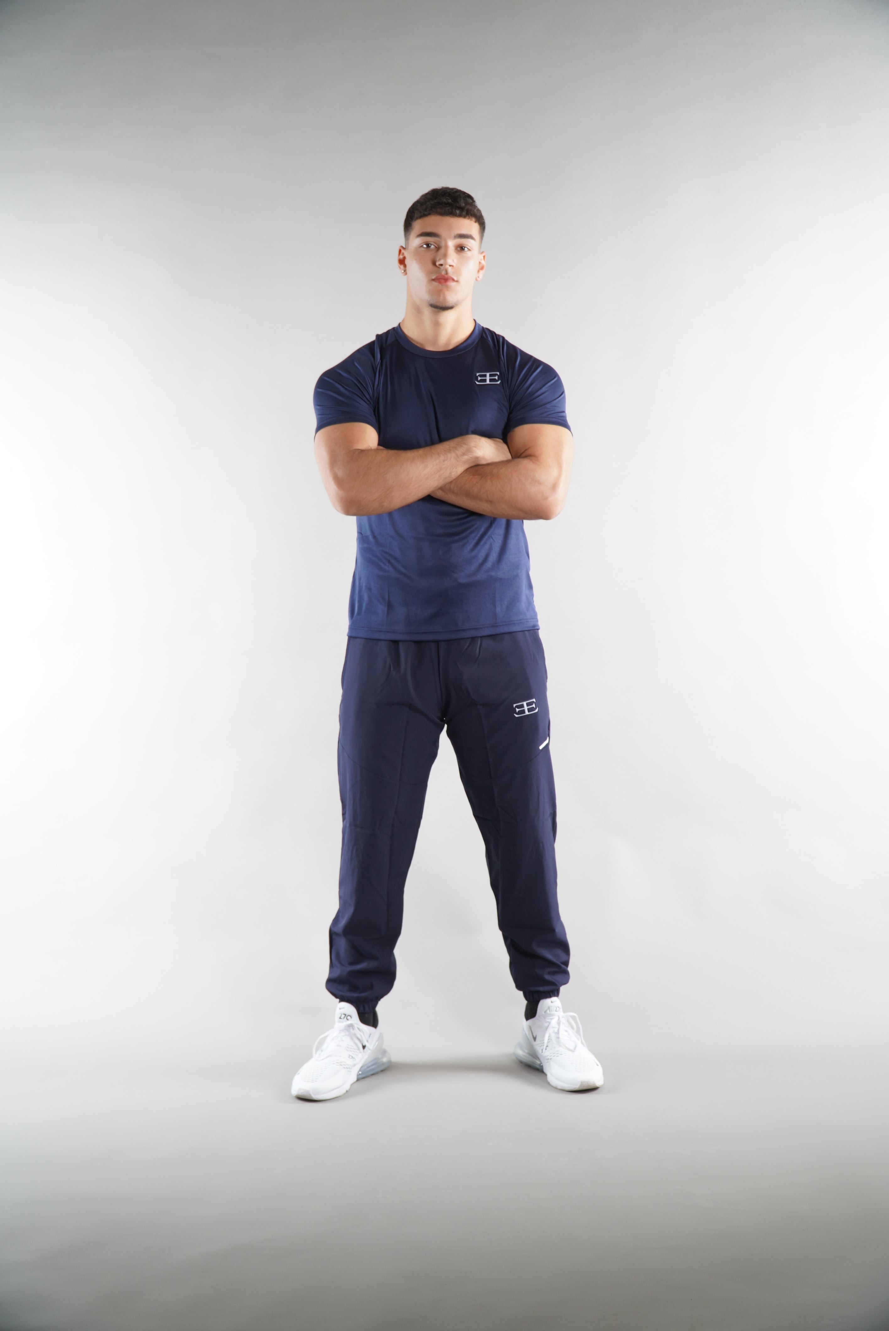 Men's Elegante gym T-Shirt in navy, activewear, mens gym clothing