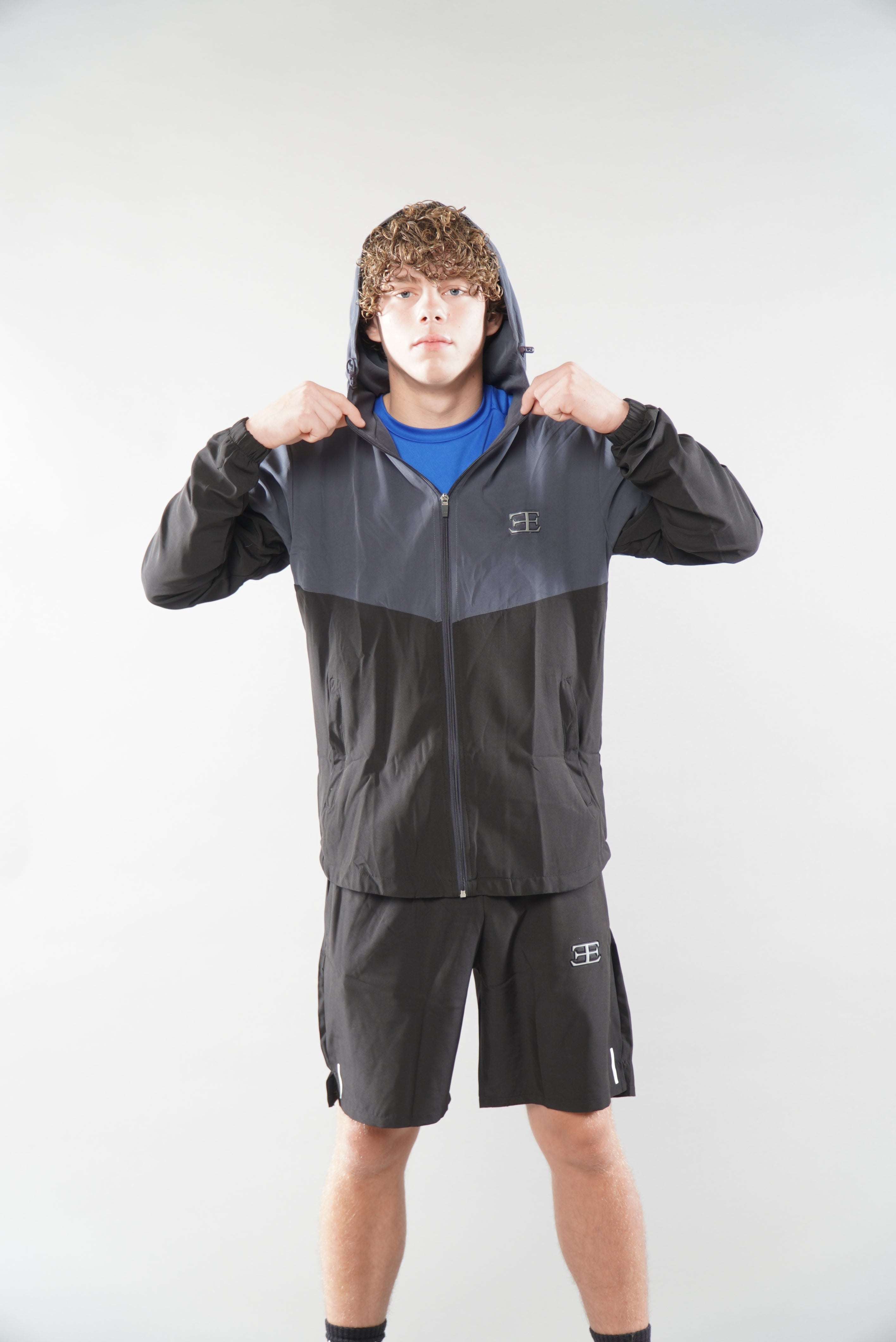 Men's Elegante Black Gym Shorts, activewear for men, sportswear, JD sports