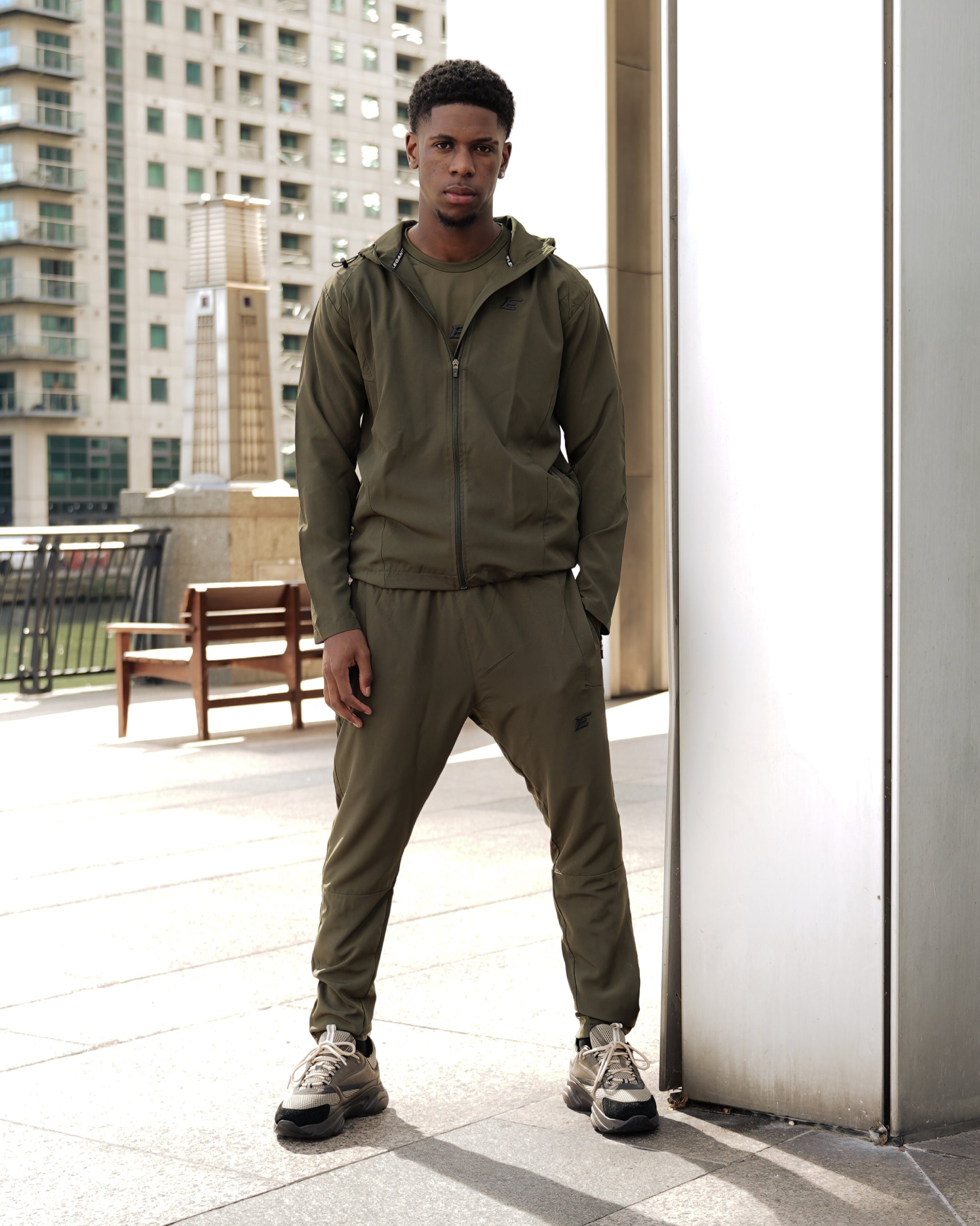 Vertex Khaki Tracksuit Joggers