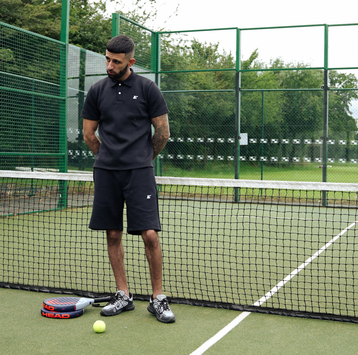 Riviera Black Polo T-shirt-thumbmail-5